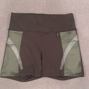 Athleta Black and Gray Athletic Shorts